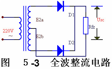 電子電路圖，整流二極管的作用,整流電路