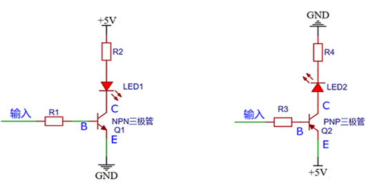 pnp三極管開關(guān)電路